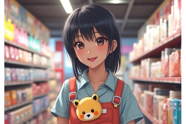 新人スタッフが紹介する商品のイメージ