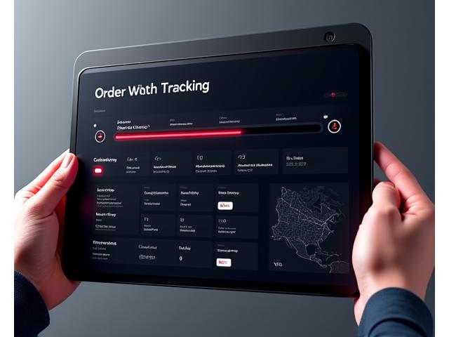 注文進捗管理画面のインターフェース