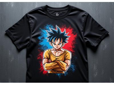 カスタマイズ可能な黒いTシャツ