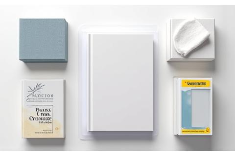 マンガ保存用品が陳列されている